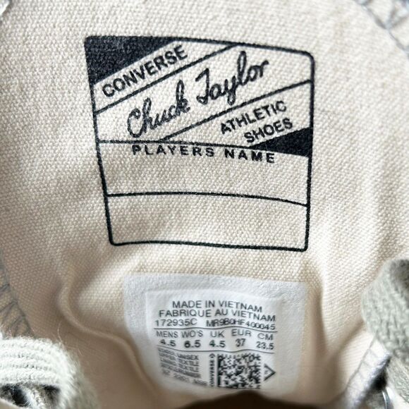 Converse Chuck Taylor All Star 70s Much Love Canvas High Top Sneaker-Womens 6.5 - Picture 8 of 8